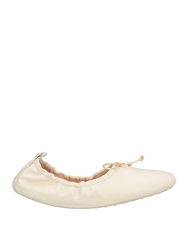 TOD'S バレリーナ ホワイト 革