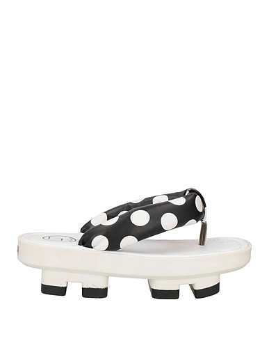 LET'S THONGUE Flip flops Black Other Fibres