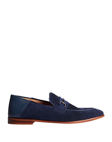 DUNHILL Loafers Midnight blue Leather