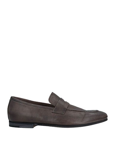 DUNHILL Loafers Taupe Soft Leather