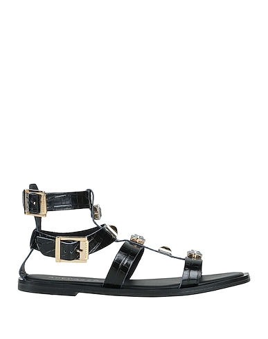 APEPAZZA Sandals Black Soft Leather
