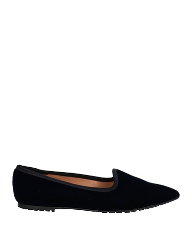 FLEURY Loafers Midnight blue Textile fibres