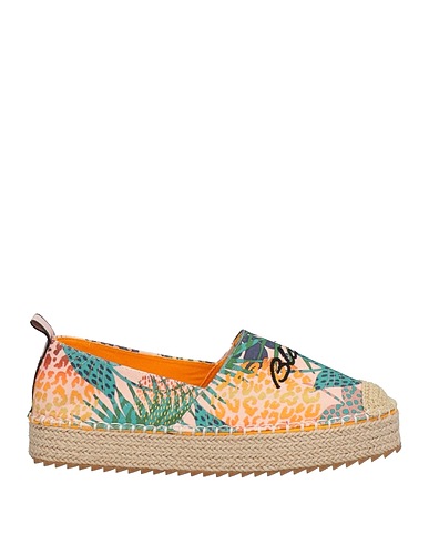 BLAUER. Espadrilles Rose clair Fibres textiles
