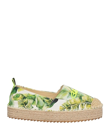 BLAUER. Espadrilles Green Textile fibres