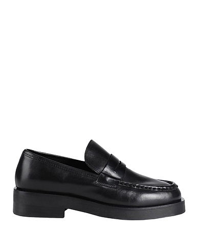 ARKET Loafers Black Soft Leather