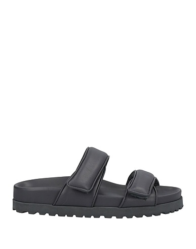 GIA x PERNILLE TEISBAEK Sandals Charcoal Soft Leather