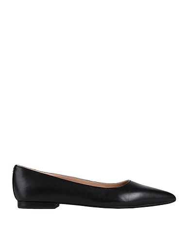 LAUREN RALPH LAUREN Ballet flats LONDYN BURNISHED LEATHER BALLET FLAT
 Black 100% Bovine leather