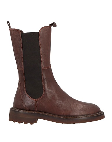 ELVIO ZANON Ankle boot Brown Soft Leather
