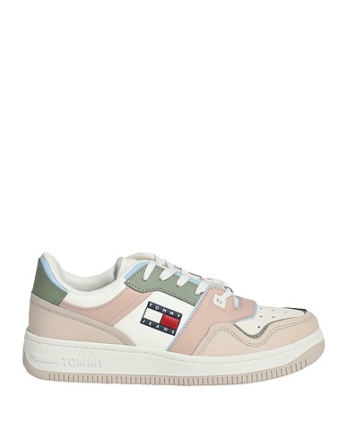 TOMMY JEANS Sneakers Beige 71% Pelle, 29% Poliuretano