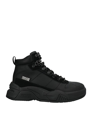 VERSACE JEANS COUTURE Ankle boot Black Leather