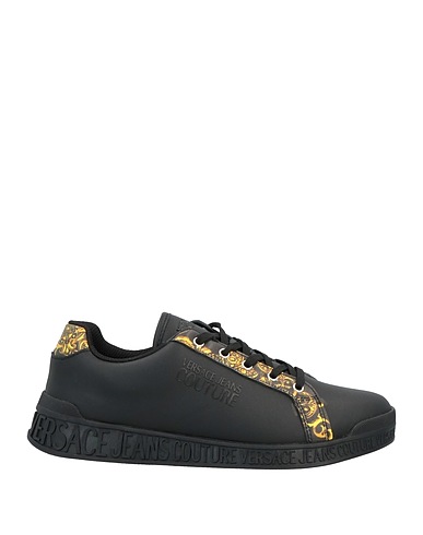 VERSACE JEANS COUTURE Sneakers Black Soft Leather
