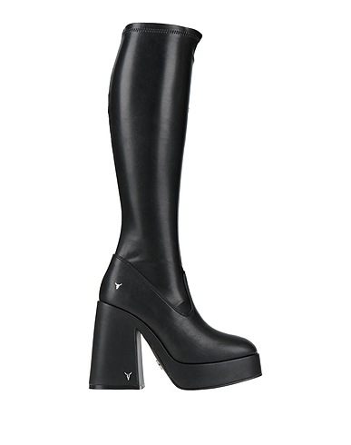 WINDSOR SMITH Boots Black Textile fibers