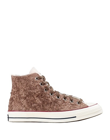 CONVERSE Sneakers CT70 CANVAS LTD HI 
 Brown Textile fibres, Leather