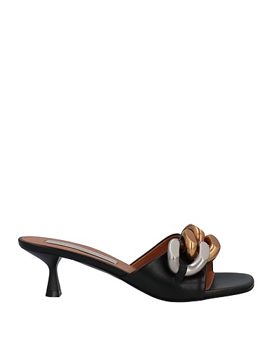 STELLA McCARTNEY Sandals Black Textile fibers