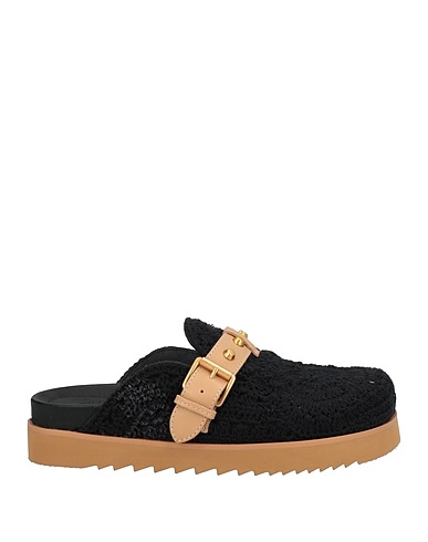 ASH Mules et sabots Noir Fibres textiles