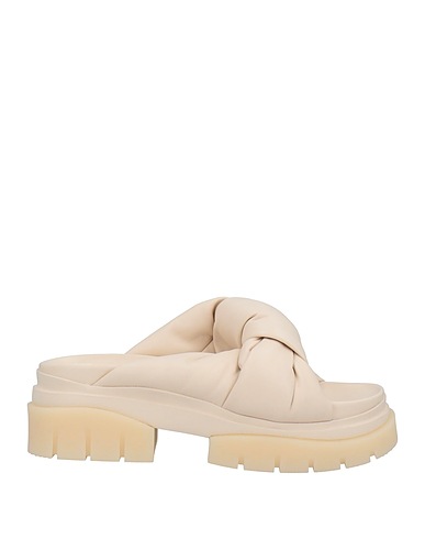ASH Sandals Ivory Soft Leather