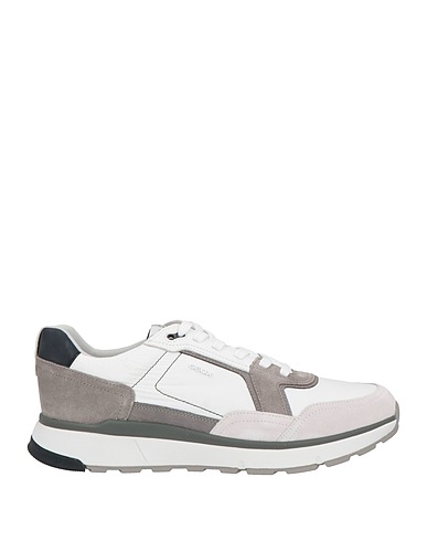 GEOX Sneakers Ανοιχτό γκρι Δέρμα, Ίνες υφασμάτων