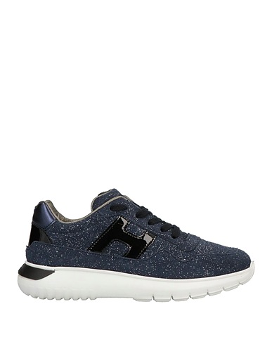 HOGAN Sneakers JUNIOR Blu notte Pelle, Altre Fibre