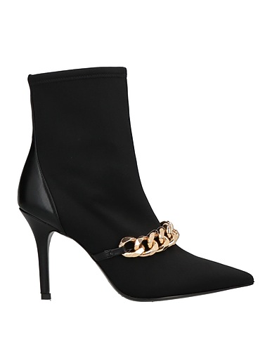 TWINSET Ankle boot Black Textile fibres, Other Fibres