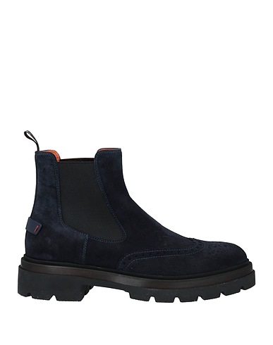 SANTONI Ankle boot Midnight blue Leather