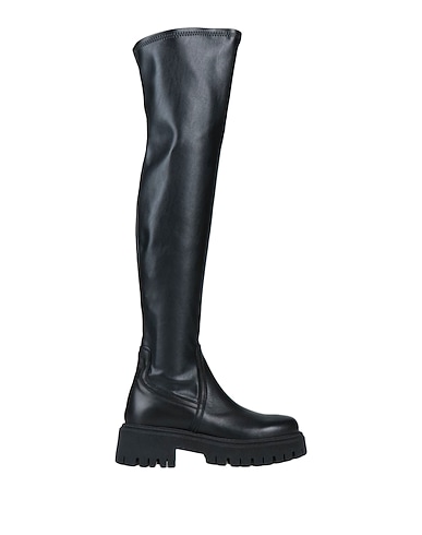 CROWN Boots Black Soft Leather