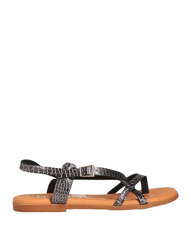 OH! MY SANDALS® Flip flops Lead Leather