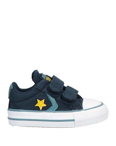 CONVERSE Canvas trainers  Midnight blue Textile fibres, Leather