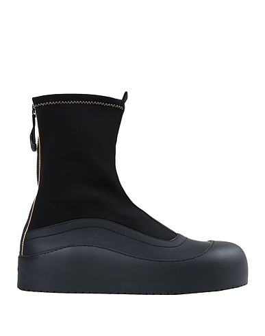 VIC MATIĒ Ankle boot Black Soft Leather, Textile fibres