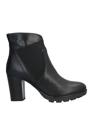 MERCANTE DI FIORI Stivaletti Nero Pelle, Altre Fibre