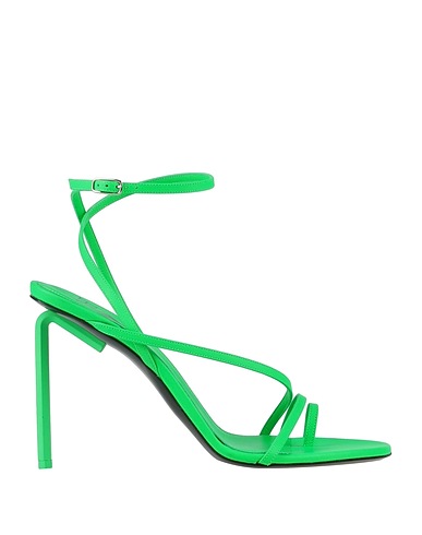 OFF-WHITE™ Flip flops Green Soft Leather