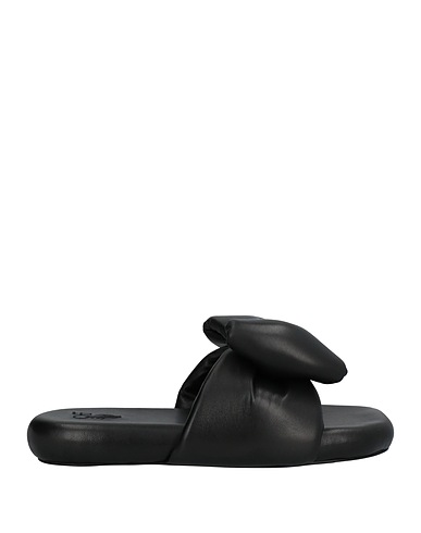 OFF-WHITE™ Sandals Black Soft Leather