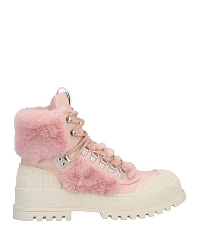 MICH SIMON Bottine Rose Cuir