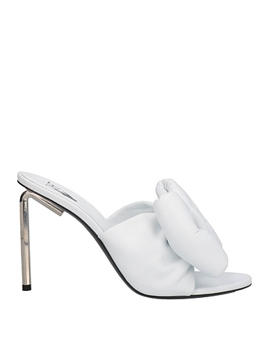 OFF-WHITE™ Sandals White Soft Leather