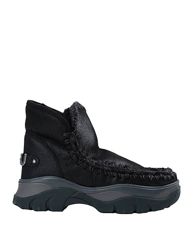 MOU Ankle boot Black Shearling, Wool