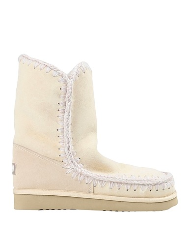 MOU Ankle boot Cream Shearling, Wool