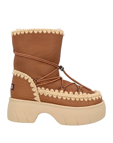 MOU Ankle boot Brown Shearling, Wool