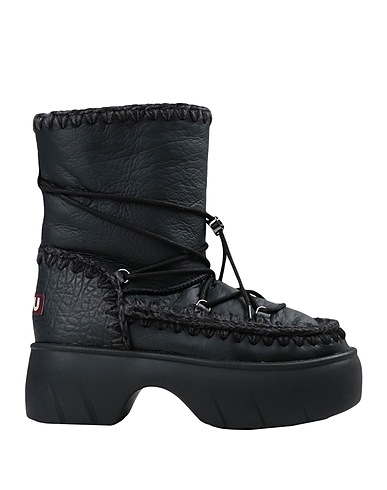 MOU Ankle boot Black Shearling, Wool