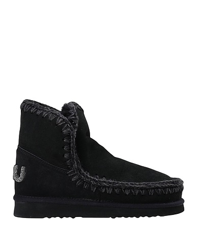 MOU Ankle boot Black Shearling, Wool