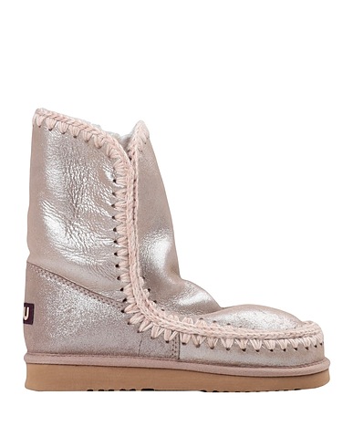 MOU Ankle boot Taupe Shearling, Wool