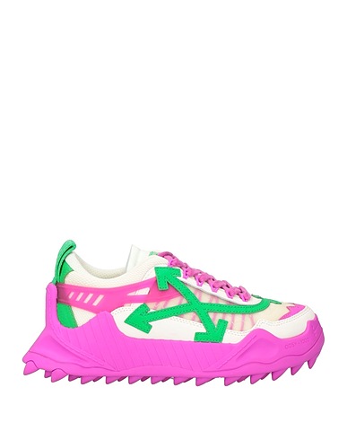 OFF-WHITE™ Sneakers Fuchsia Textile fibres, Leather