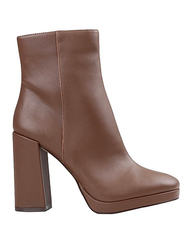 STEVE MADDEN Ankle boot Brown Polyurethane