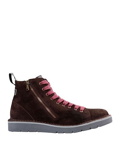 CAFèNOIR Ankle boot Dark brown Leather