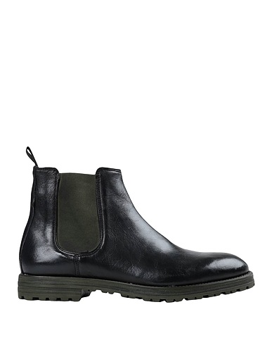 CAFèNOIR Stivaletti Nero Pelle, Fibre elastiche