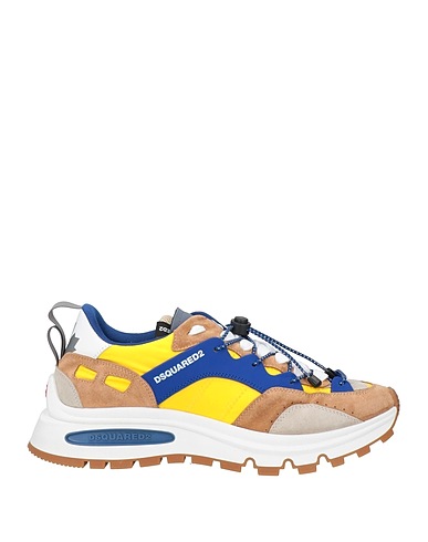 DSQUARED2 Sneakers Camel Calfskin, Nylon