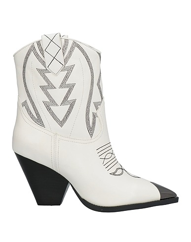 LOLA CRUZ Ankle boot White Leather
