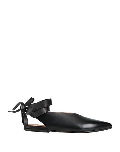 MARSÈLL Ballet flats Black Calfskin