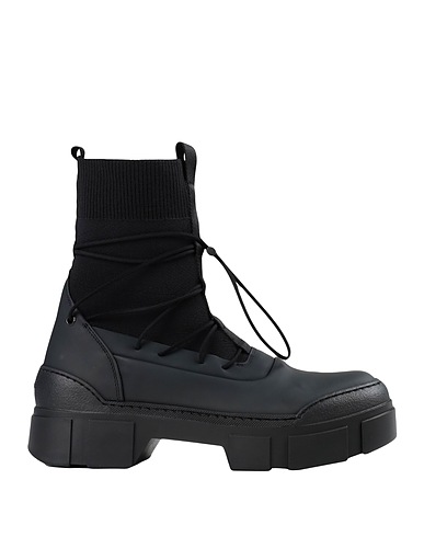 VIC MATIĒ Ankle boot Black Soft Leather, Textile fibres