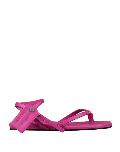 OFF-WHITE™ Flip flops Fuchsia Soft Leather