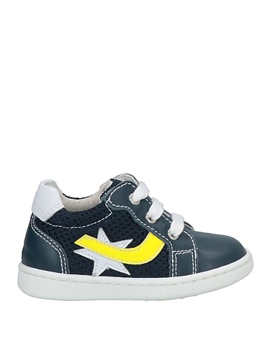 NERO GIARDINI JUNIOR Sneakers Blu notte Pelle, Fibre tessili