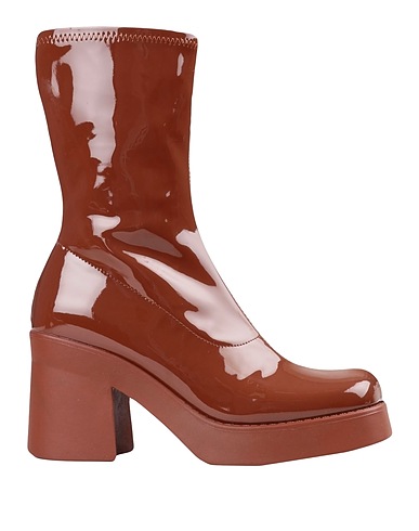 STEVE MADDEN Ankle boot Brown Textile fibres